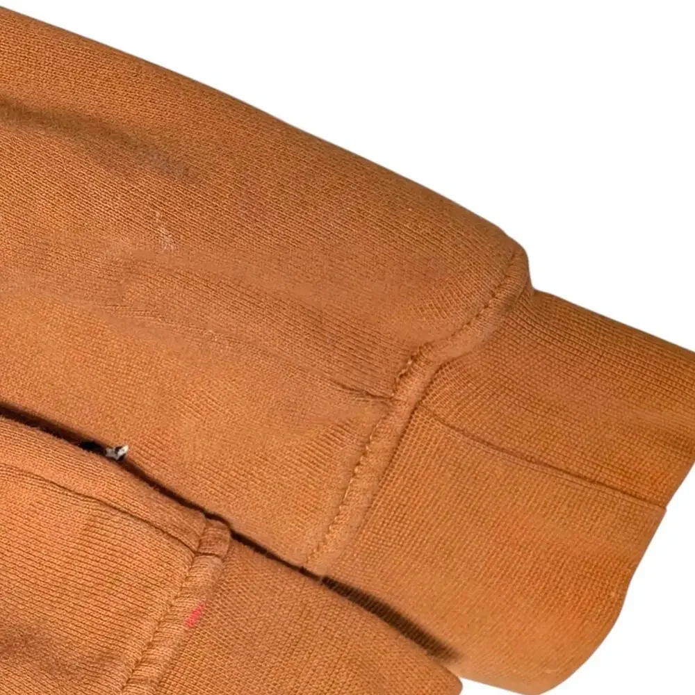 Jordan Hoodie Mens‎ XL Brown Allover Embroidered Jumpman Pullover Sweatshirt